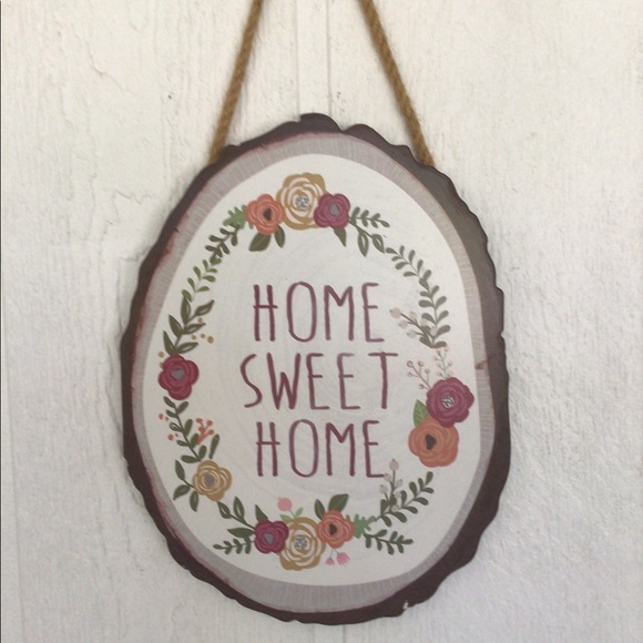 HOME SWEET HOME FARMHOUSE WALL SIGN NWT - Picture 2 of 4
